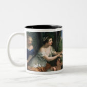 Faustulus委託のRomulusおよびRemus ツートーンマグカップ (左)