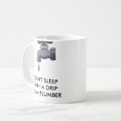 FAUUCETは   DRIと、眠りません… -カスタマイズ コーヒーマグカップ (正面左)