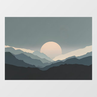 Fauvist Horizon | Charcoal Moon ADA Mini M タンク ウィンドウサイン