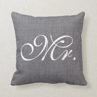 Faux氏の麻疹の織物のバーラップは枕を結婚します クッション