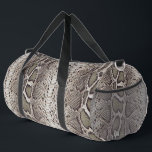 Faux Boa Constrictor Snakeskin ダッフルバッグ<br><div class="desc">A Digitalbcon Images Design featuring a sleek and smooth looking faux Boa Constrictor Snakeskin design in this one-of-a-kind "Faux Boa Constrictor Snakeskin" all over print Duffle Bag.. Make a bold fashion statement today with this fully functional one-of-a-kind All Over Print Duffle Bag. This one-of-a-kind makes the ideal accessory for your...</div>