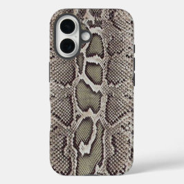 Faux Boa Constrictor Snakeskin iPhone 16ケース