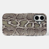Faux Boa Constrictor Snakeskin Case-Mate iPhoneケース (裏面 (横))