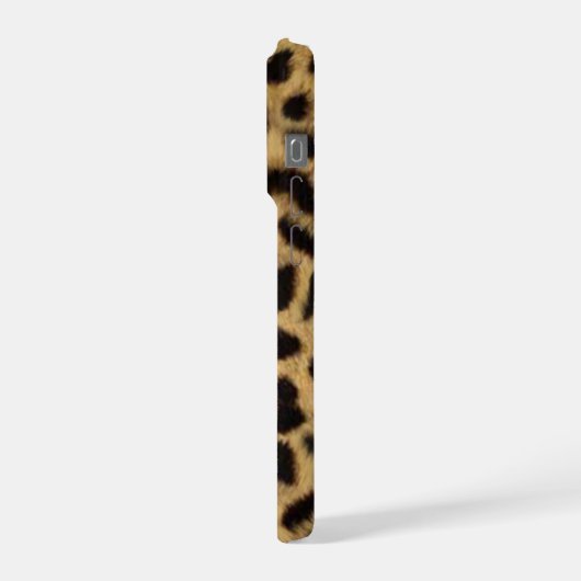 Faux Cheetah Skin iPhoneケース (左側面)