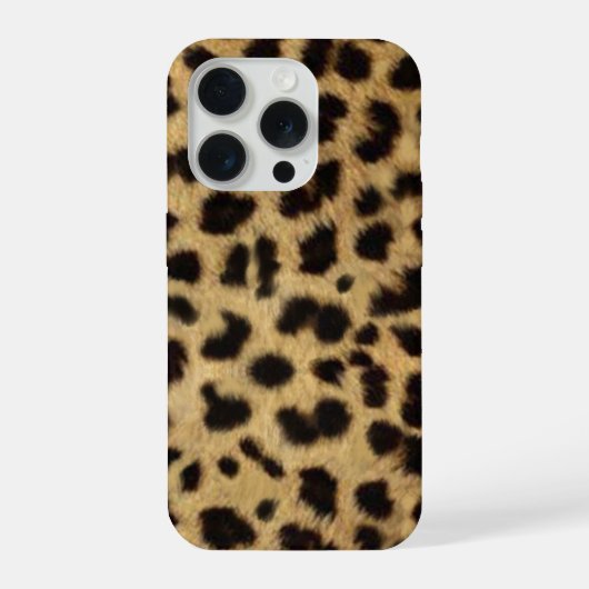 Faux Cheetah Skin iPhoneケース (裏面)