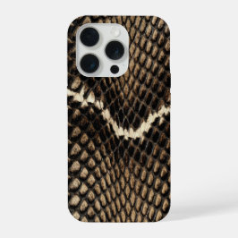 Faux Cobra Snake Skin iPhone 15 Proケース