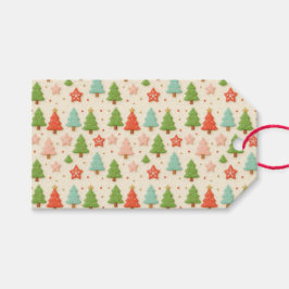 Faux Cookies in Clay Christmas Gift Wrap ギフトタグ