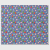 Faux Cookies in Clay Christmas Gift Wrap ラッピングペーパー (フラット)