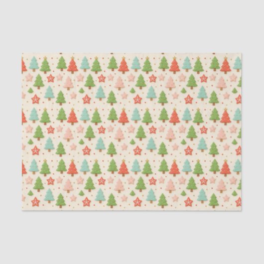 Faux Cookies in Clay Christmas Tissue Paper 薄葉紙 (正面)