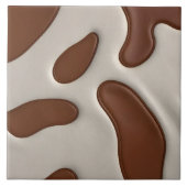 Faux Cow Leather Modern Luxury Elegant Collection タイル (正面)