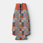 Faux Crochet Multicolored Stitches Bottle Cooler ボトルクーラー (裏面)