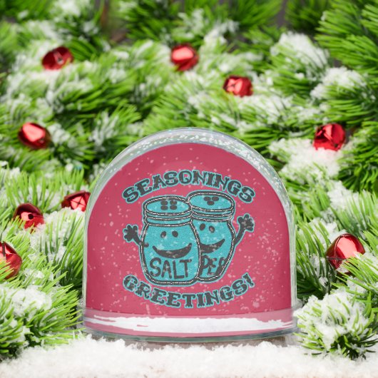 Faux Felt Style Salt & Pepper Seasonings Greetings (クリスマス)