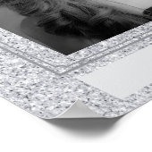 Faux Glitter Personal Portrait Poster ポスター (角)