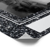 Faux Glitter Personal Portrait Poster ポスター (角)