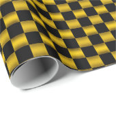 Faux Gold And Black  ラッピングペーパー (ロールコーナー)