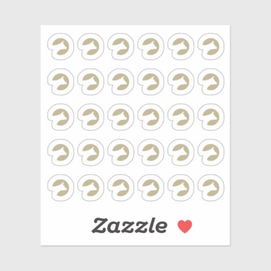 Faux Gold Beef Wedding Place Cards Meal Choice  シール (シート)