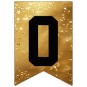 Faux Gold CONGRATULATIONS! sparkling Party バンティングフラッグ (第2の旗)