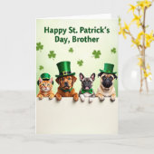 Faux Gold Holiday Friends Card カード (黄色い花)