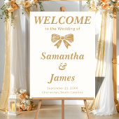 Faux Gold Luxe Welcome for Formal Venues アクリルサイン
