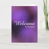 Faux Gold New Employee Welcome Card カード (正面)