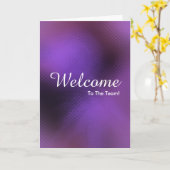 Faux Gold New Employee Welcome Card カード (黄色い花)