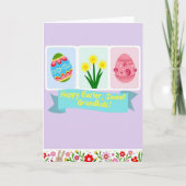 Faux Gold Springtime Fun Card カード (正面)