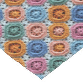 Faux Granny Square Crochet Pattern  テーブルクロス (アングル)