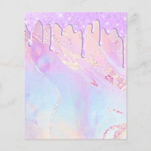 Faux iridescent elegant design チラシ (裏面)