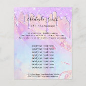 Faux iridescent elegant design チラシ (正面)