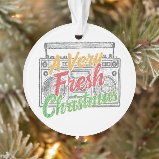 Faux Knit Style Music Lovers' オーナメント (ツリー)