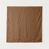 Faux leather light brown shades major texture. abs タペストリー (正面(横))