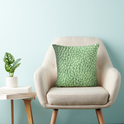 Faux Leather Mermaid Green クッション (椅子)