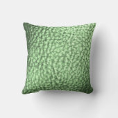 Faux Leather Mermaid Green クッション (裏面)