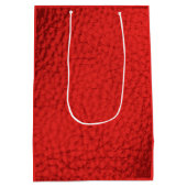 Faux Leather Warm Tangarine ミディアムペーパーバッグ (裏面)