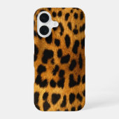 Faux Leopard Skin iPhone 16ケース (裏面)