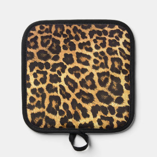 Faux Leopard Skin Pot Holder 鍋敷き
