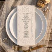 Faux Letterpress Effect Ivory Relief メニュー