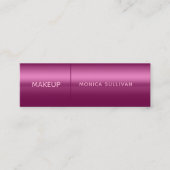 Faux mascara brush makeup artist スキニー名刺 (正面)
