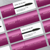 Faux mascara brush makeup artist スキニー名刺