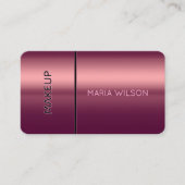 Faux mascara brush makeup Business Card 名刺 (正面)