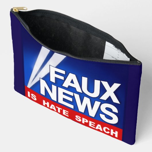 Faux News アクセサリーポーチ (見開き)