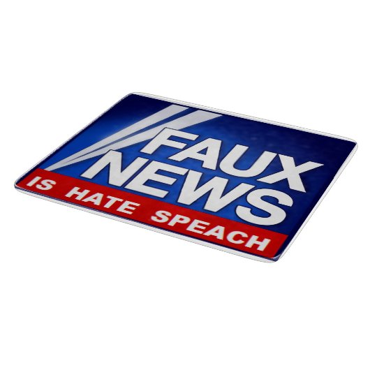 Faux News カッティングボード (角)
