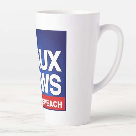 Faux News カフェラテマグ (右)