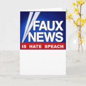 Faux News カード (黄色い花)
