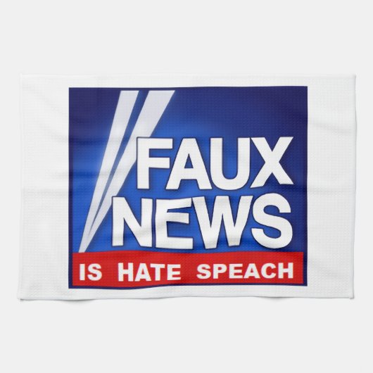 Faux News キッチンタオル (横)