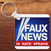Faux News キーホルダー (正面)