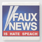 Faux News ストーンコースター (正面)