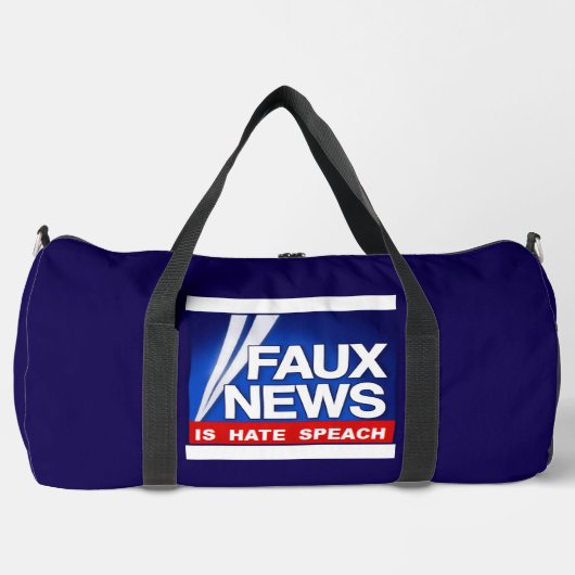 Faux News ダッフルバッグ (正面)