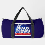 Faux News ダッフルバッグ (裏面)