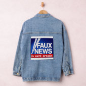 Faux News デニムジャケット (ハンガー)